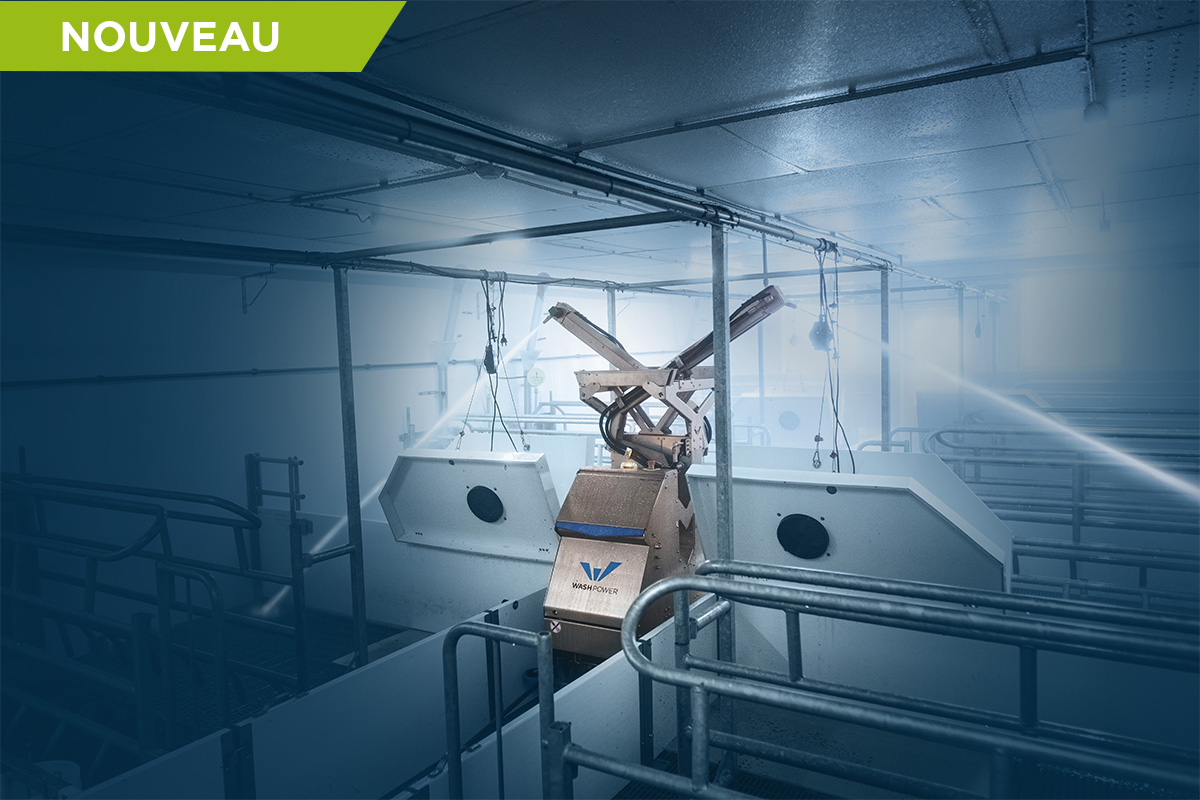 Robot de lavage ProCleaner C100 en action
